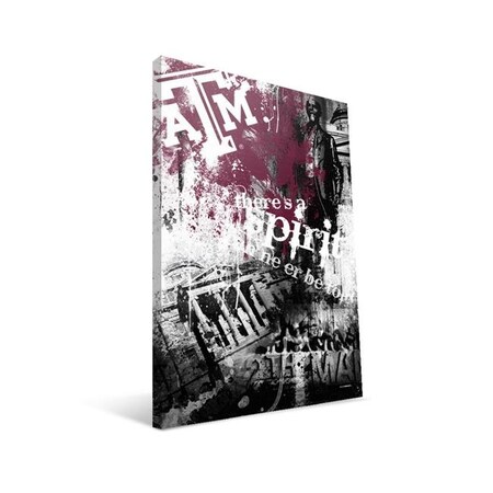 Paulson Designs Texas A&M Spirit 24x36 Canvas TAMSP2436
